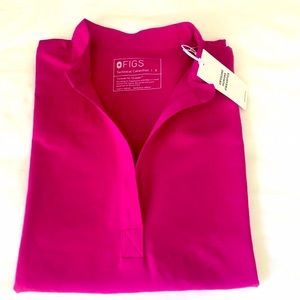 Figs scrub top ‘Rafaela’ Raspberry sorbet Small